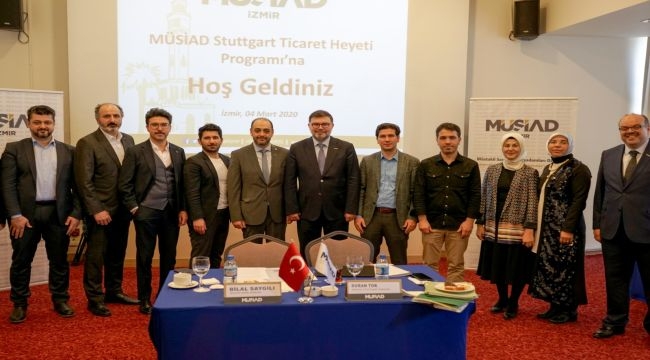 MÜSİAD Stuttgart Ticaret Heyeti İzmir'de