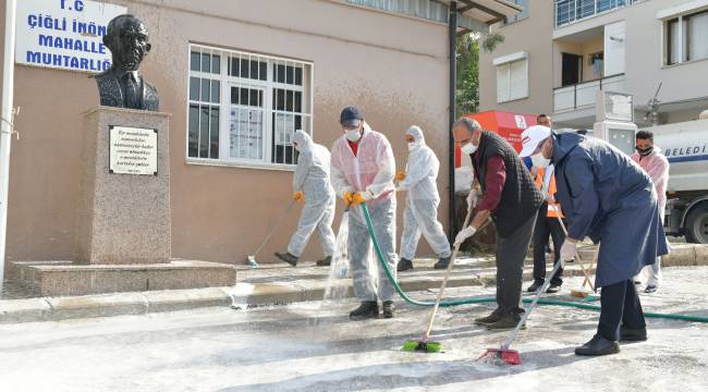  Çiğli İnönü Mahallesi'nde Dip Bucak Temizlik