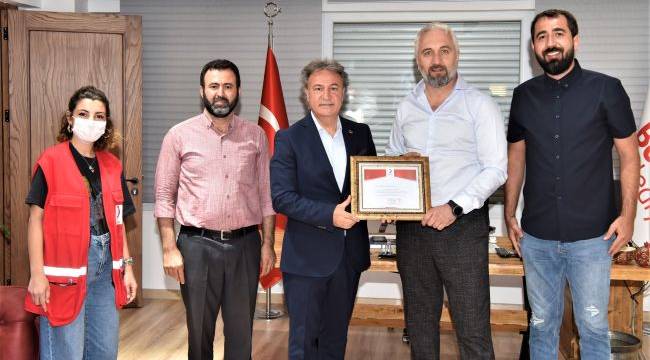 Kızılay'dan Bornova'ya teşekkür