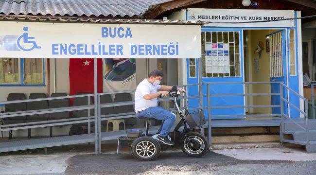 Buca'da engellilerin yolda kalma korkusu ortadan kalktı