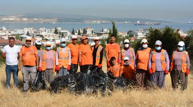 Aliağa Belediyesi'nden Ormanlık Alanlarda Hummalı Çalışma