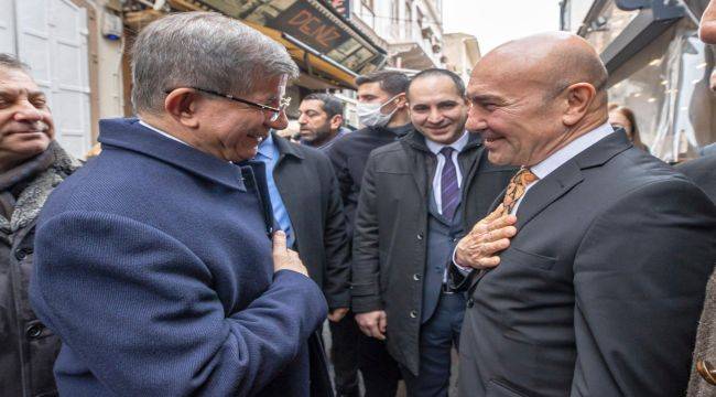 Başkan Soyer Gelecek Partisi Lideri Davutoğlu'nu Ağırladı