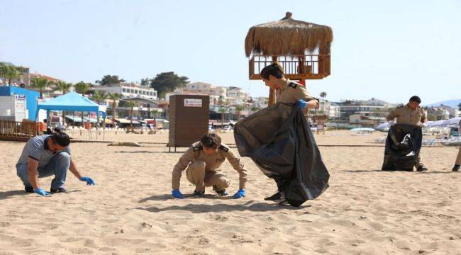 Didim'in ünlü plajlarında çevreci hareket