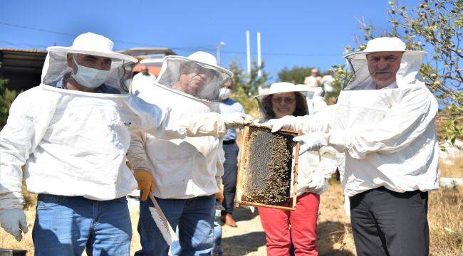 Bornova'da Arı Yetiştiriciliği anlatıldı