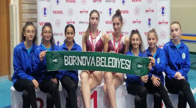 Bornova Belediyesi jimnastikçileriyle gururlu