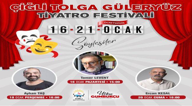 "Yaşama Sanatına Evet" temalı Çiğli Tolga Güleryüz Tiyatro Festivali başlıyor