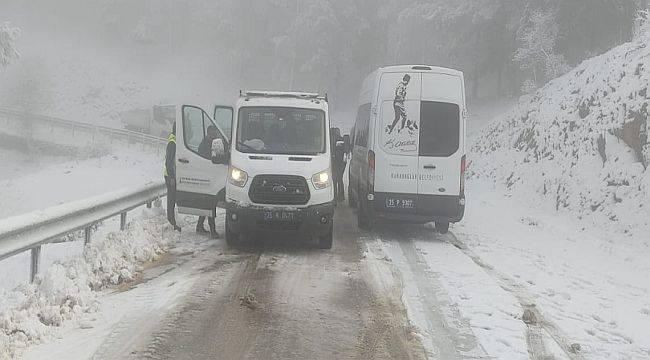 Karda Mahsur Kalanları İzmir Büyükşehir Belediyesi Ekipleri Kurtardı