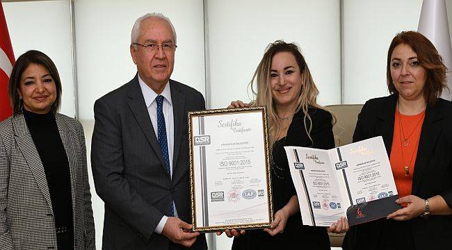 Toplam Kalite Yönetimi Belgesi "Iso 9001" Karabağlar'da 