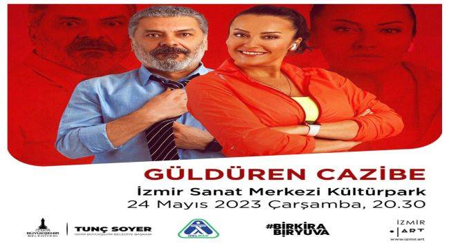 Güldüren Cazibe "Bir Kira Bir Yuva" için sahnede