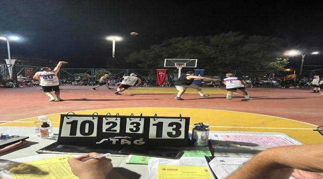 Sokak basketbolu heyecanı Göztepe'de devam etti